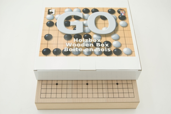 Go-Holzbox mit Schubladen, Buchenfurnier
